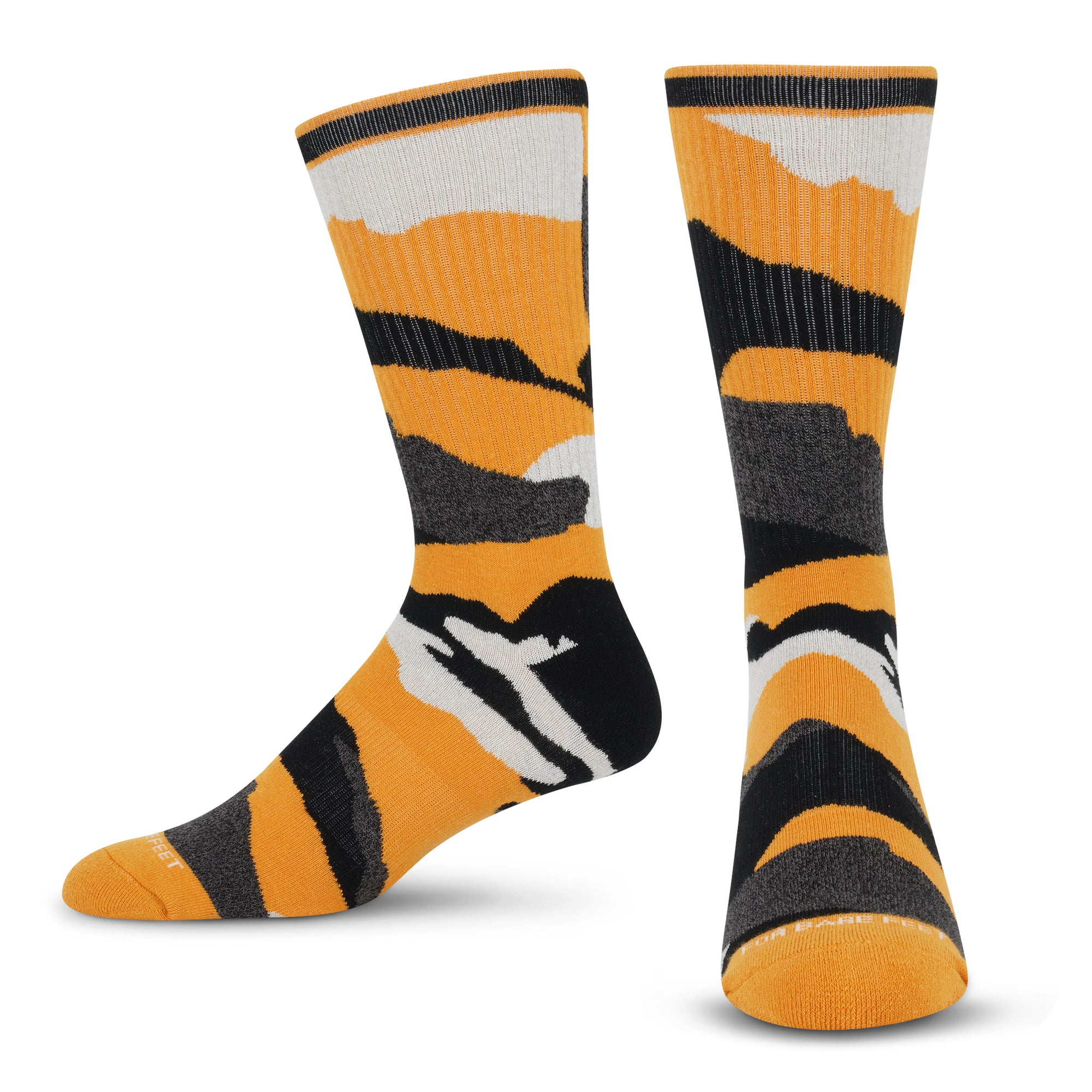 Premium Crew Socks Camo Gold