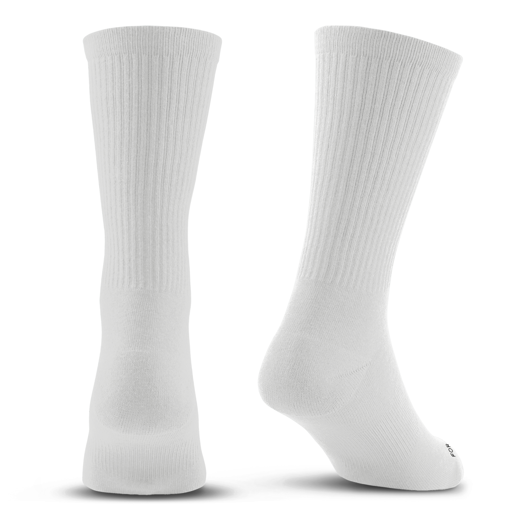 Premium Crew Socks White