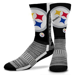 For Bare Feet Men's Pittsburgh Steelers Marquis Addition Ankle