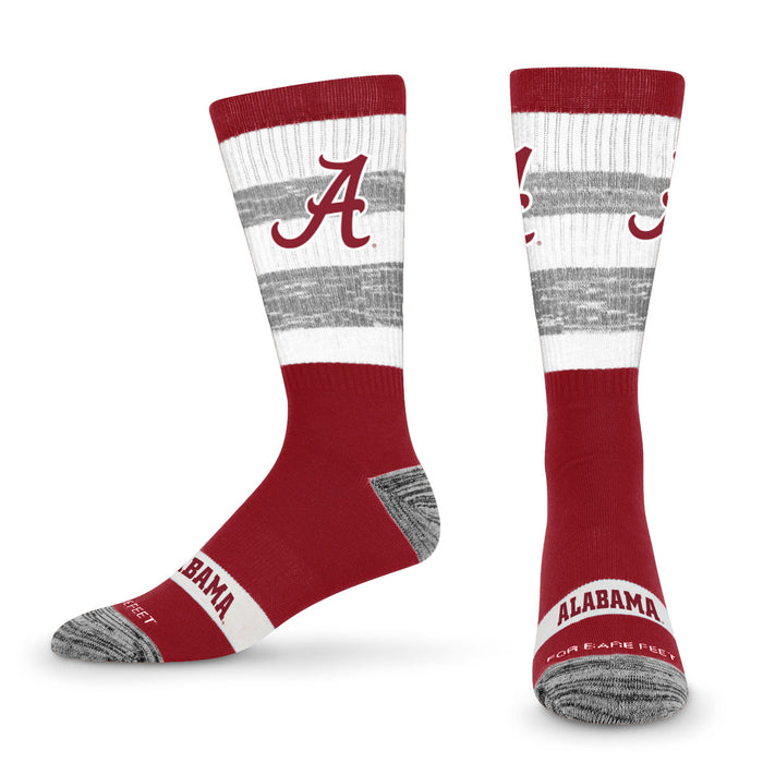 For Bare Feet Adults' University of Alabama Yeti Sweater Crew Socks