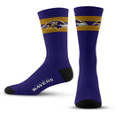 Baltimore Ravens Legend Premium Crew Socks