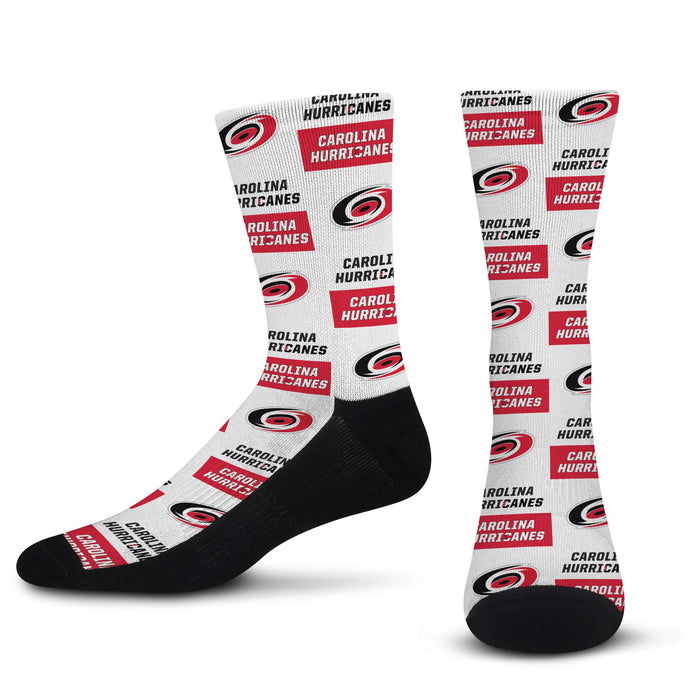 Women's For Bare Feet Carolina Hurricanes 2-Pack Team Sleep Soft Socks