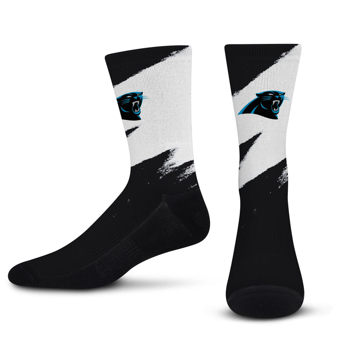 : FBF NFL Adult V Curve MVP Player Crew Socks, Footwear for Men  and Women, Game Day Apparel (Carolina Panthers - Blue, Adult Large) :  Sports & Outdoors