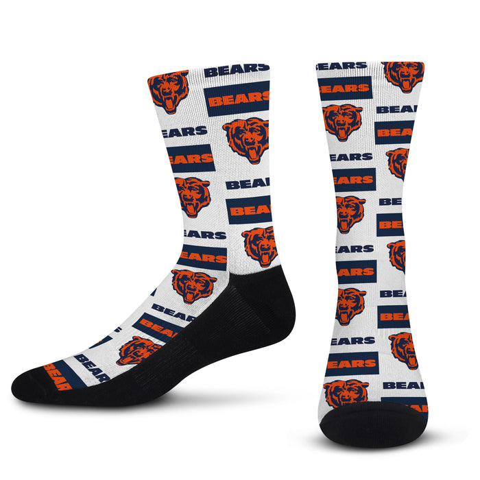 For Bare Feet Chicago Bears Rainbow II Cozy Socks