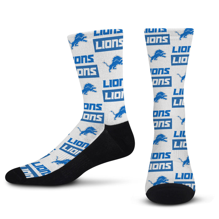 Officially Licensed NFL Detroit Lions Turkey Showdown Socks, Youth Size | for Bare Feet