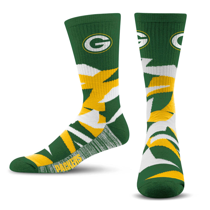 for Bare Feet Green Bay Packers Socks - 3 ct