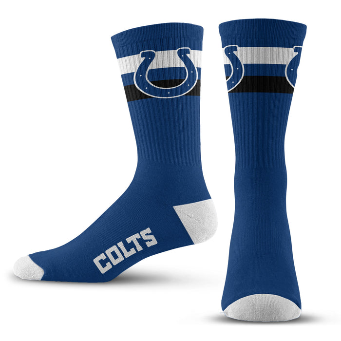 For Bare Feet Indianapolis Colts Rainbow Cozy Socks