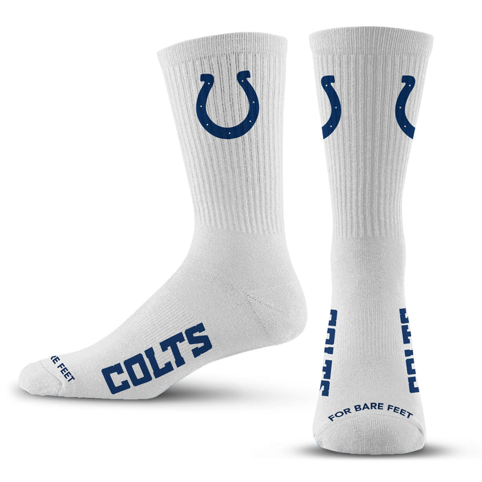 For Bare Feet Indianapolis Colts Rainbow Cozy Socks