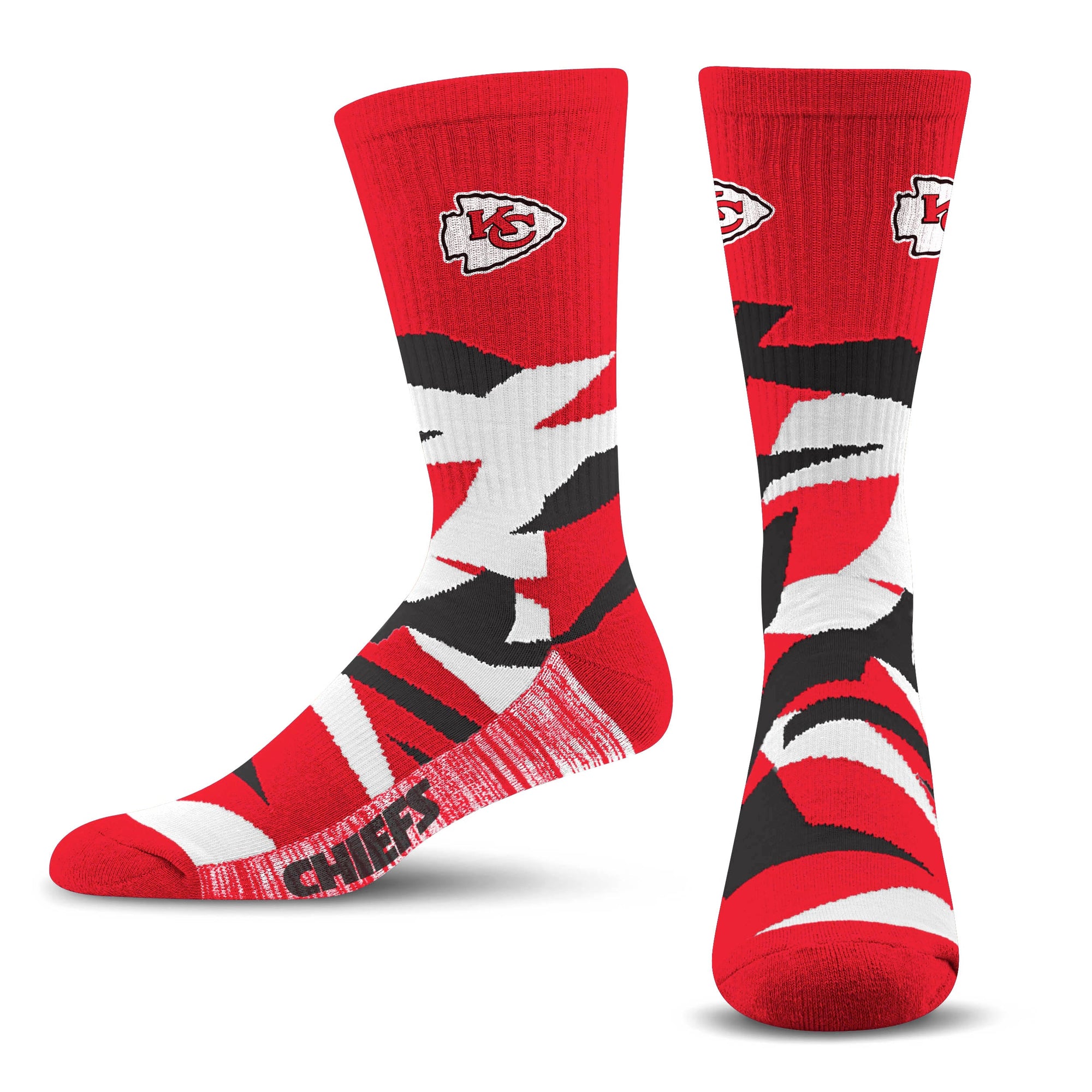 for bare feet Kansas City Chiefs Breakout Premium Crew Socks Kansas City Chiefs Breakout Premium Crew Socks