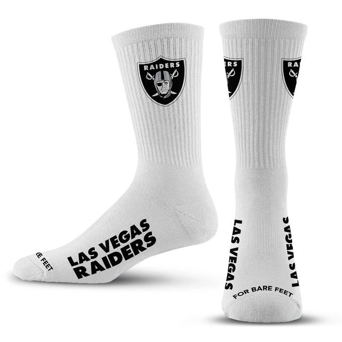 Youth for Bare Feet Las Vegas Raiders Stimulus 3-Pack Crew Socks Set