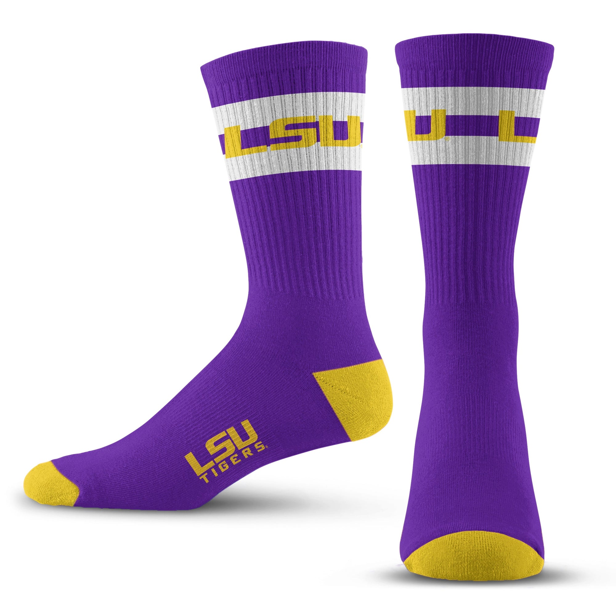 LSU Tigers Legend Premium Crew Socks