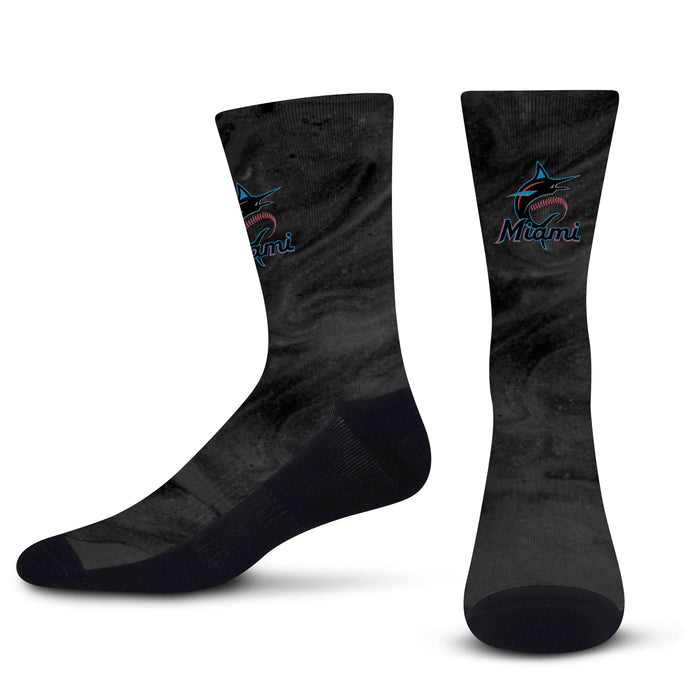 Miami Marlins Smoky Haze Socks