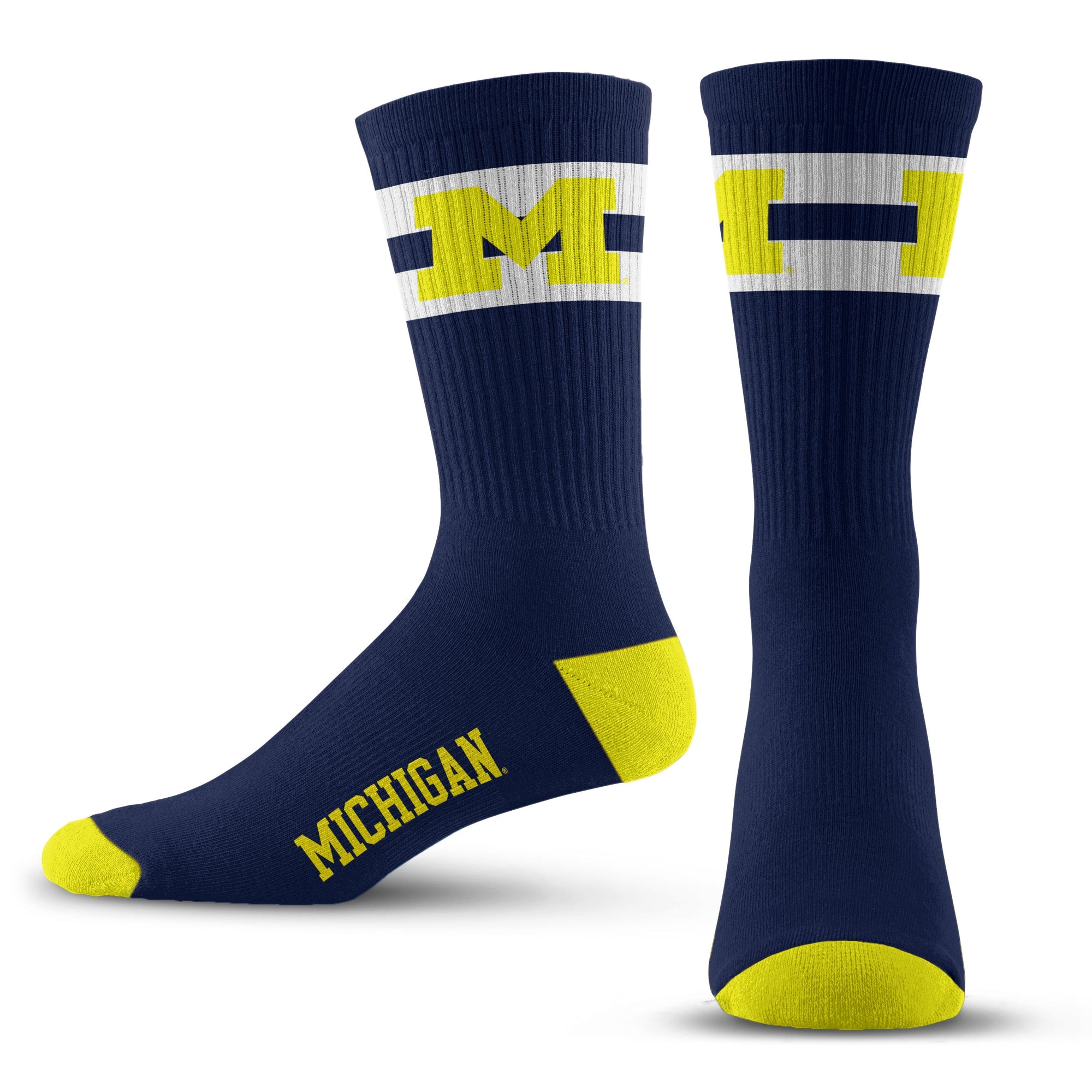 Michigan Wolverines Legend Premium Crew Socks