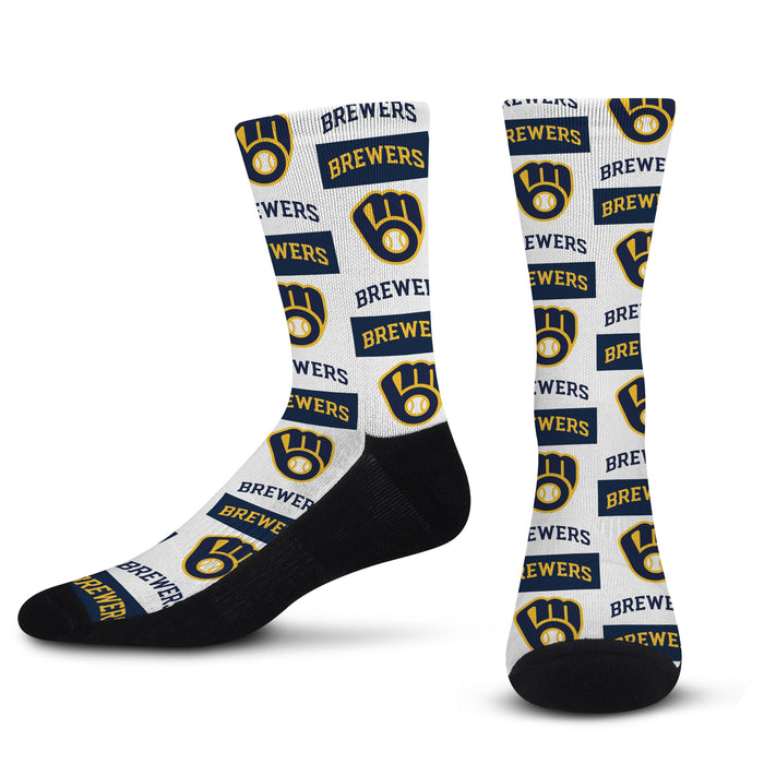 Milwaukee Brewers Poster Print Socks