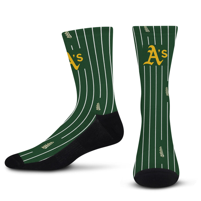 Oakland Athletics Pinstripe Socks