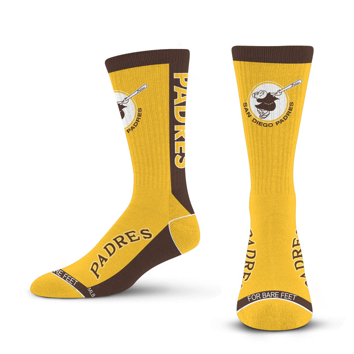 Officially Licensed MLB Compression Socks San Diego Padres - Classic  Stripe –