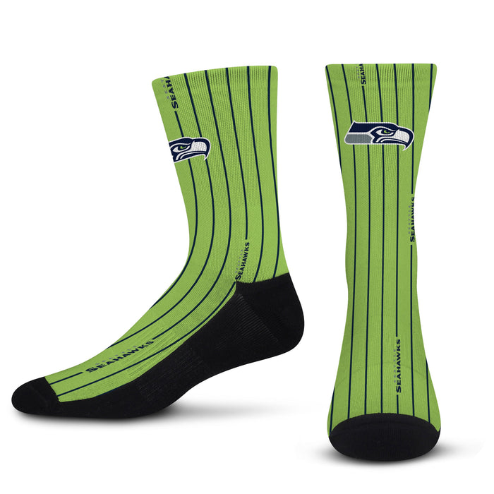 Officially Licensed NFL Seattle Seahawks MVP Socks, Size Large | for Bare Feet