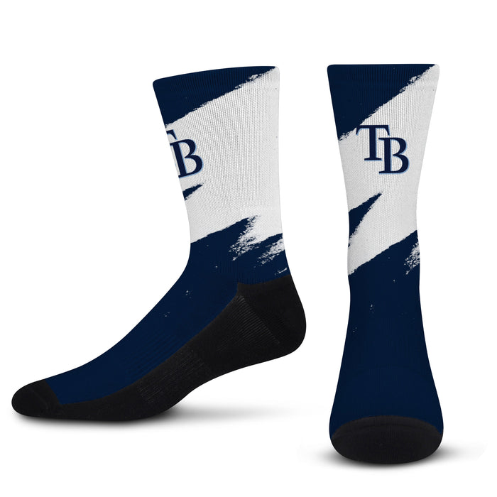 Officially Licensed MLB Tampa Bay Rays MVP Socks, Size Large | for Bare Feet