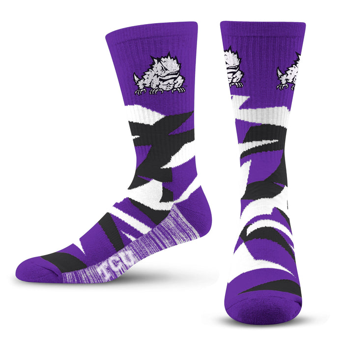 TCU Horned Frogs Breakout Premium Crew Socks