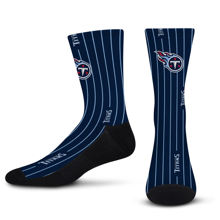 For Bare Feet Tennessee Titans Dashed Diamond Thin Socks