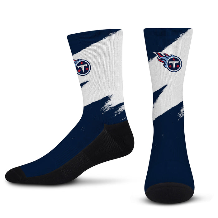 For Bare Feet Tennessee Titans Rainbow II Cozy Socks